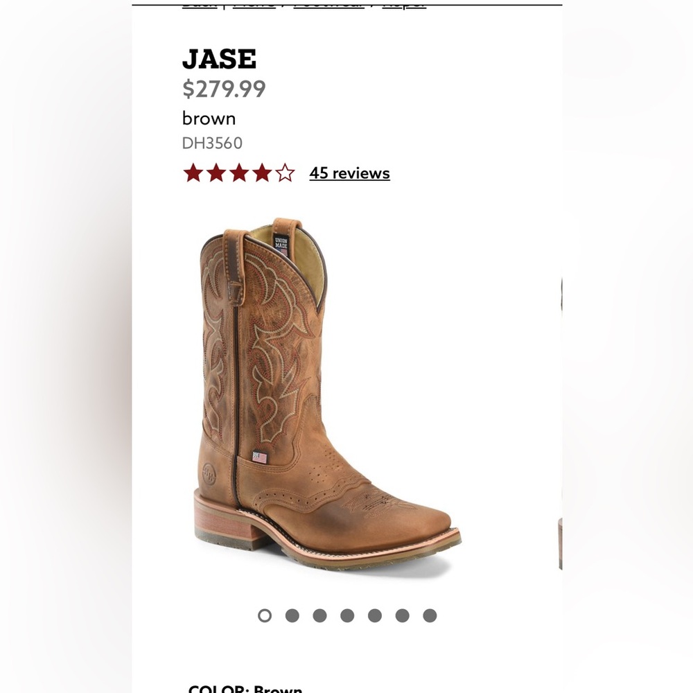 Double H Western Work Boots size 12B “Jase”